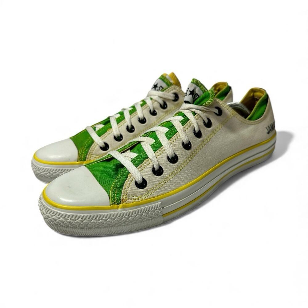 Converse Chuck Taylor All Star Jamaican Flag Low Top Canvas Sneakers Men's 13